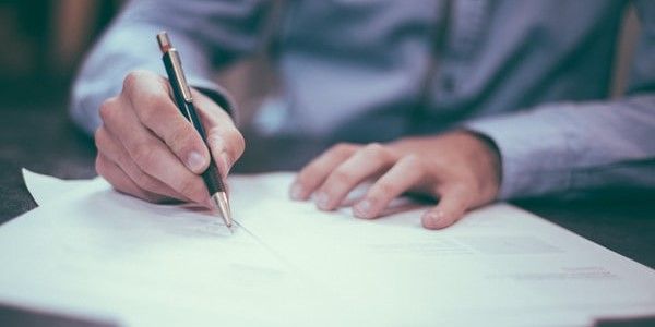 Person signing loan documents