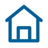 Home icon for closing the loan